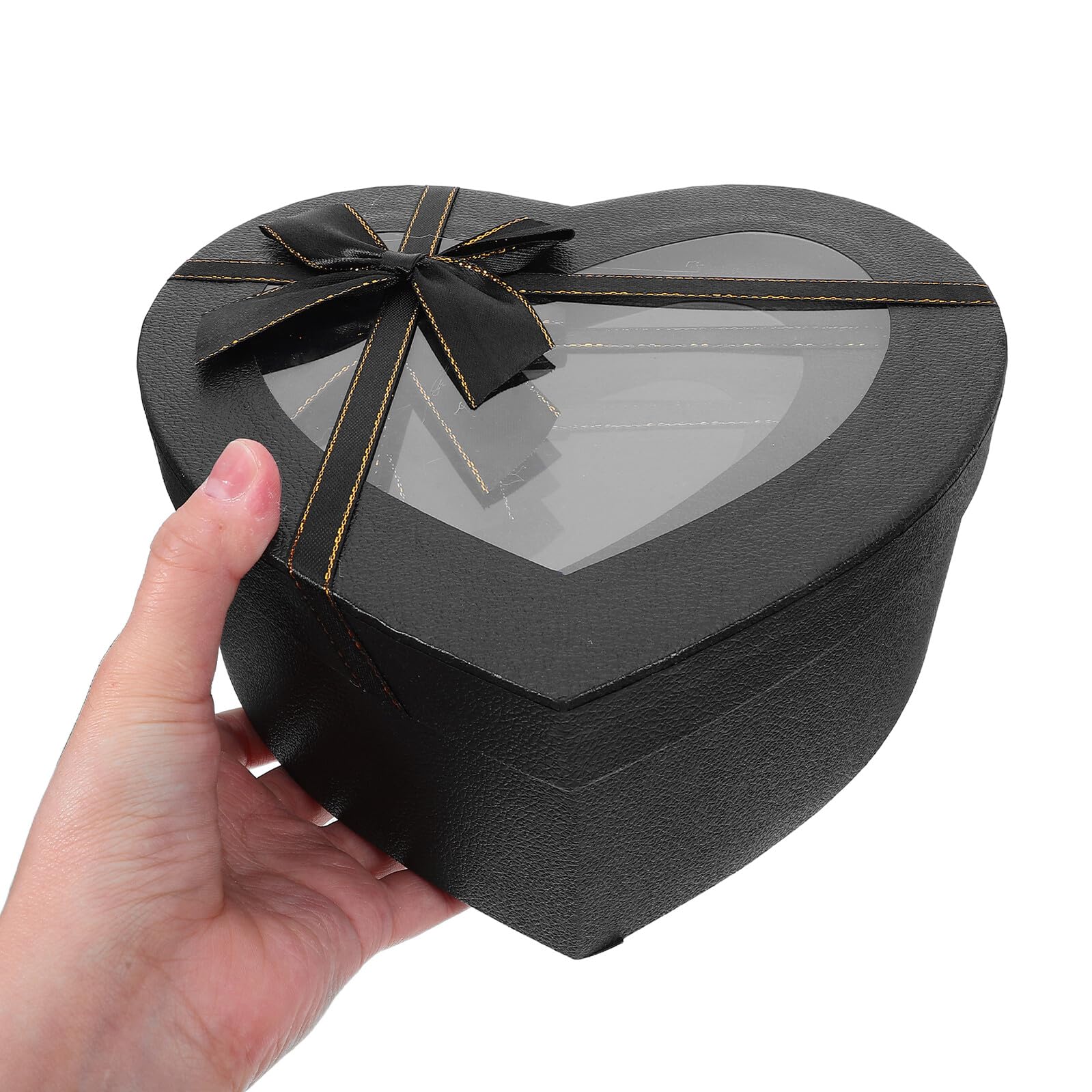 BESTYASH 3 Pezzi Scatola a Forma di Cuore in Cartone Decorativa la Festa degli Innamorati per Fiori, Dolcetti, Cioccolatini con Design Romantico e Robusta Costruzione