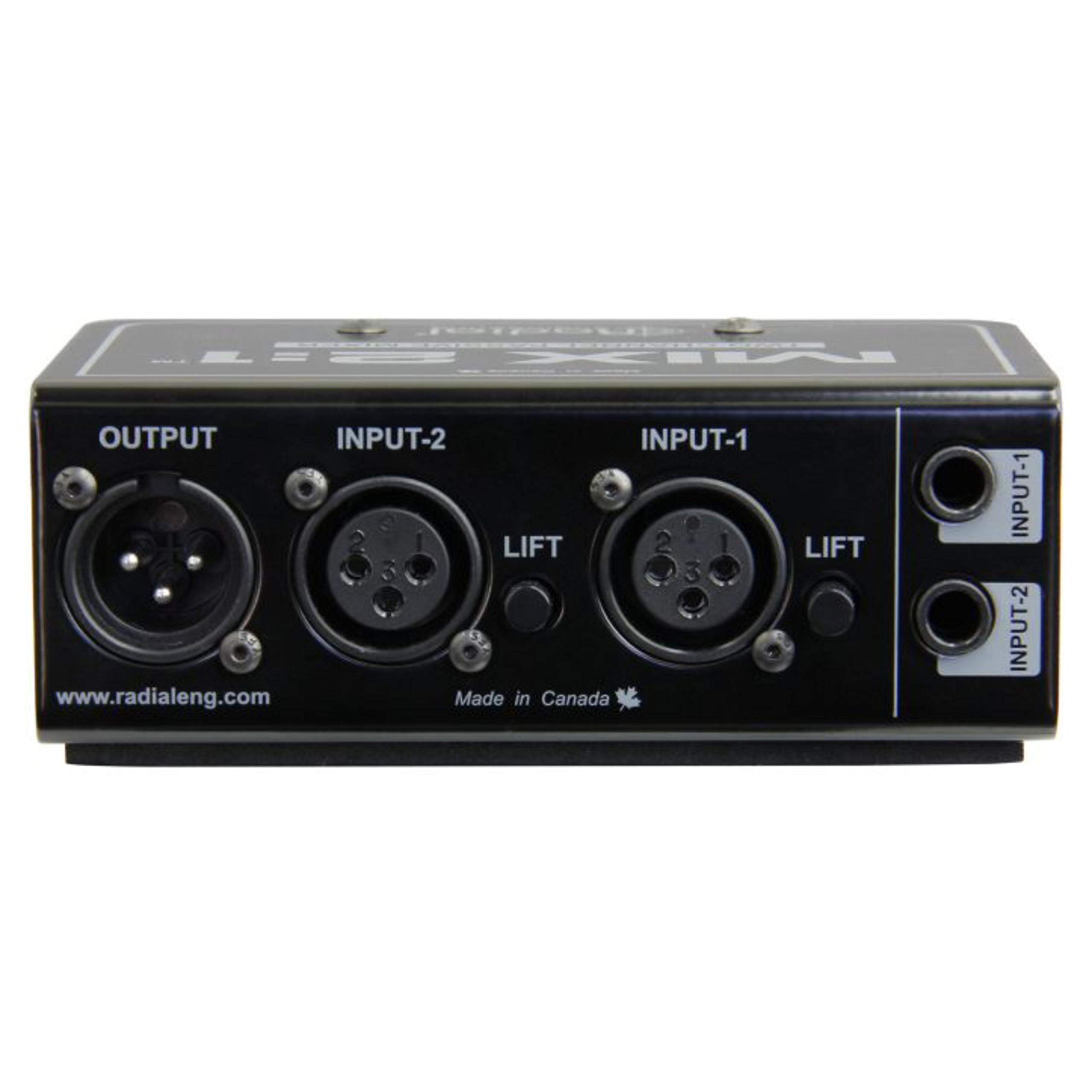 配信機器・PA機器・レコーディング機器 RADIAL MIX 2:1 DI Radial | MIX 2:1 エレクトリ オンラインストア