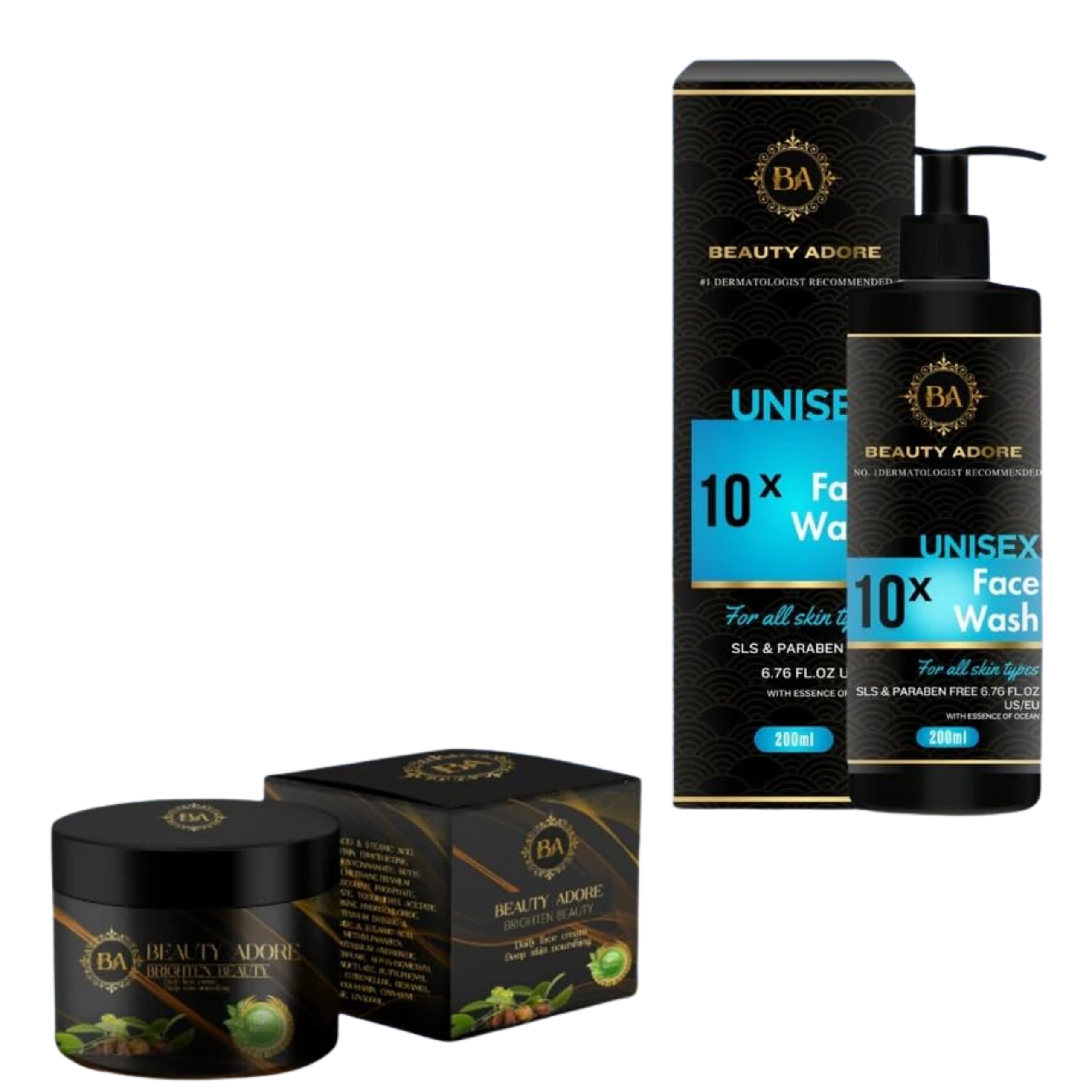 Beauty Adore Golden Glow Elixir Face Wash & Cream Combo, 200ml | Daily Cleansing and Moisturising Skincare Set for Fresh, Soft and Radiant-Looking Skin | Suitable for Everyday Face Care-image-19