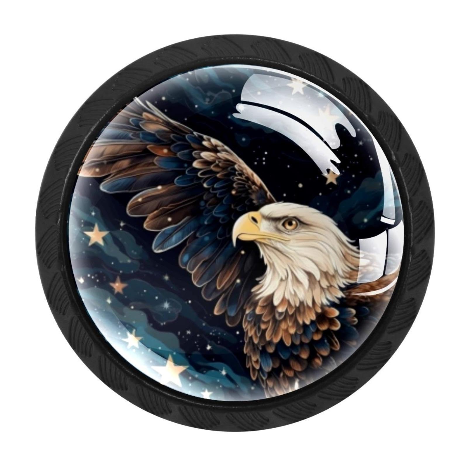 Chenzzzz Multicolored 16 4 Pack Starry Eagle Drawer Knob Cabinet Hardware