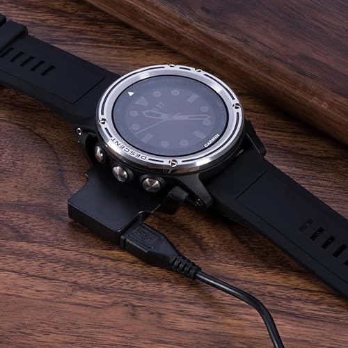 Miniatura 5 de Compatible con el cable de carga USB de repuesto para reloj Garmin Descent Mk1, cables de carga USB compatibles con reloj Garmin Descent Mk1