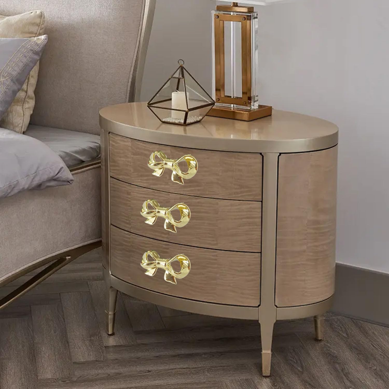 GHASYXL 4 Pieces Gold Drawer Pulls Solid Bow Cabinet Knobs Kitchen Cabinet  Knobs Kitchen Cabinet Knobs Dresser Drawer Hardware (Gold) - Amazon.com