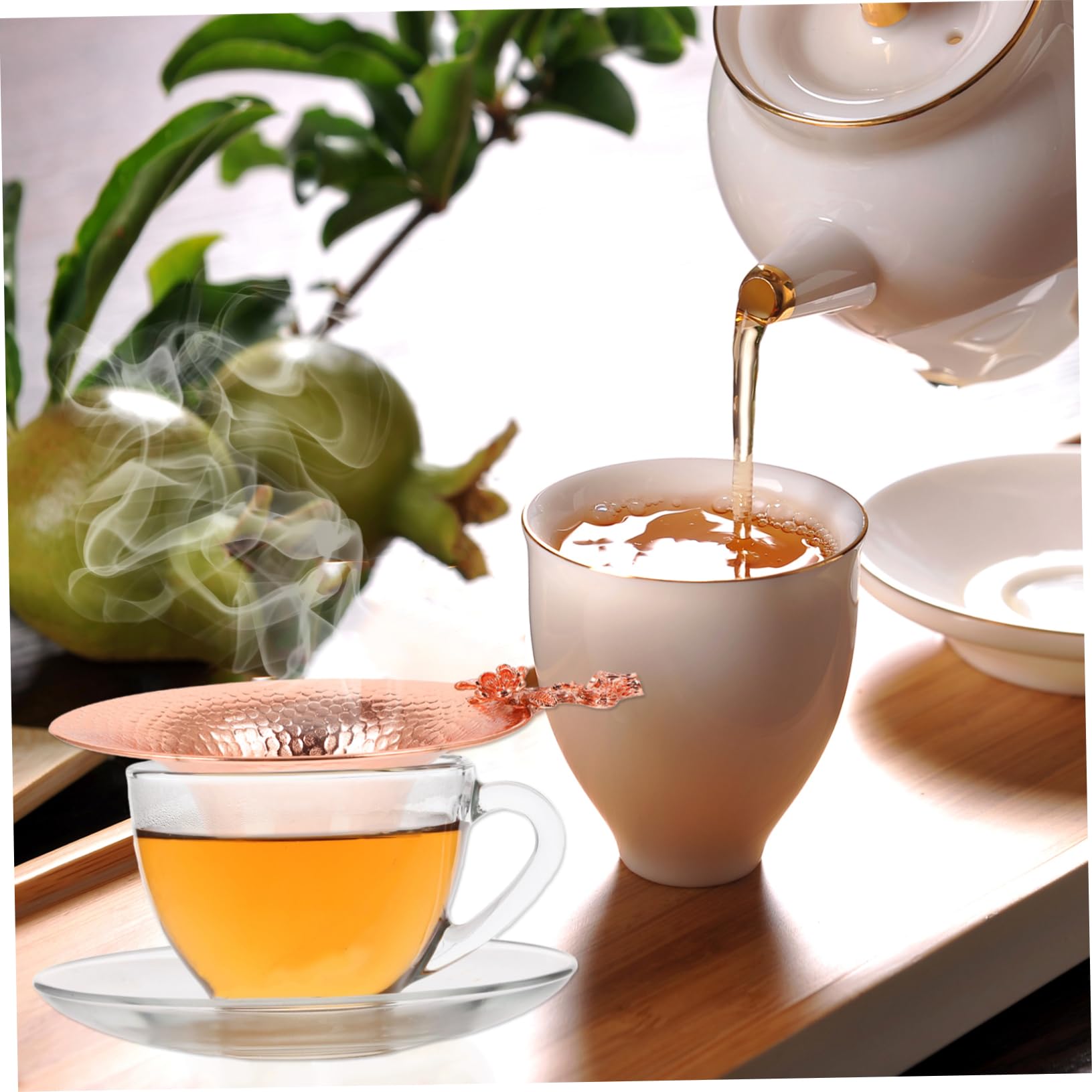 ABOOFAN 3pièces Infuseur à Thé Filtre Thé Kung Fu Accessoire Design Élégant Et Réutilisable