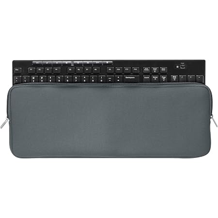 Adore June Keeb Custodia compatibile con Logitech K380 / Logitech Pebble 2 Keys K380S, Fatto su Misura Tasca per lo Tastiera, Nero
