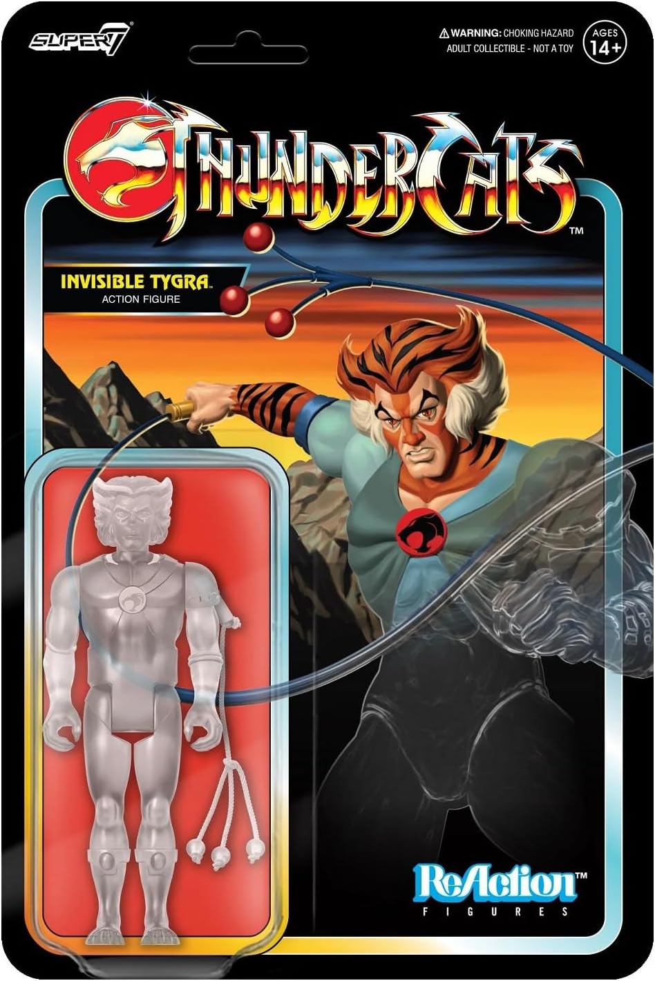 Super7 Invisible Tygra Thundercats Reaction Action Figure