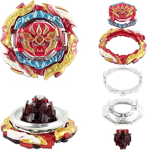 Miniatura 4 de Battling Tops Burst Battle B-188 Guilty Longinus Kr MDS-2 Juguetes de giroscopio para niños con B-184 personalizado Bey Launcher (B-188)