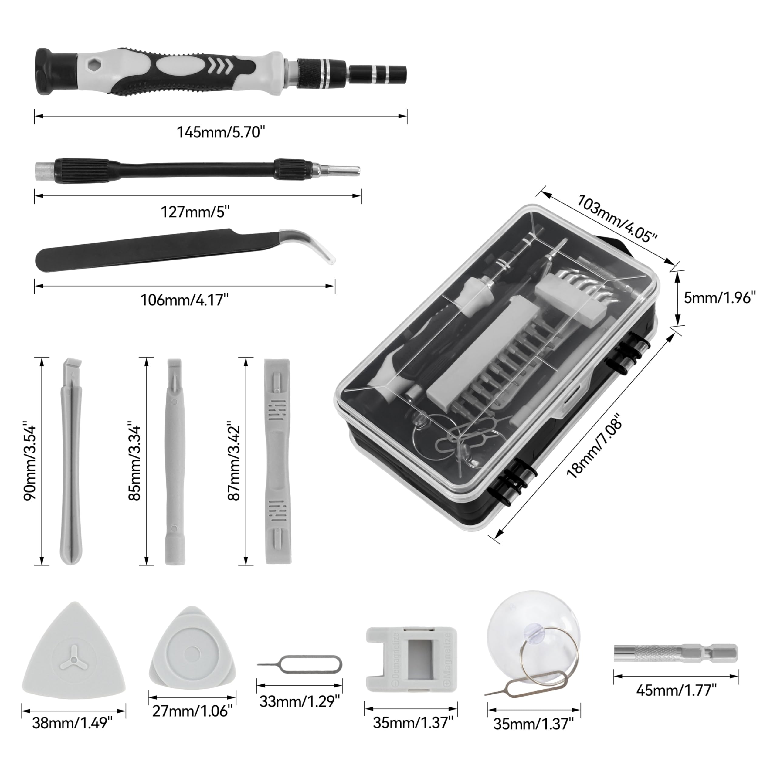 Amazon | STEELMIGHT 精密ドライバーセット 138点セット 多機能修理