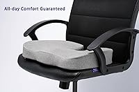 Vista 8 de Cojines de asiento de espuma viscoelástica de alta densidad con infusión de gel para silla de oficina, automóvil, silla de ruedas, cojín de asiento