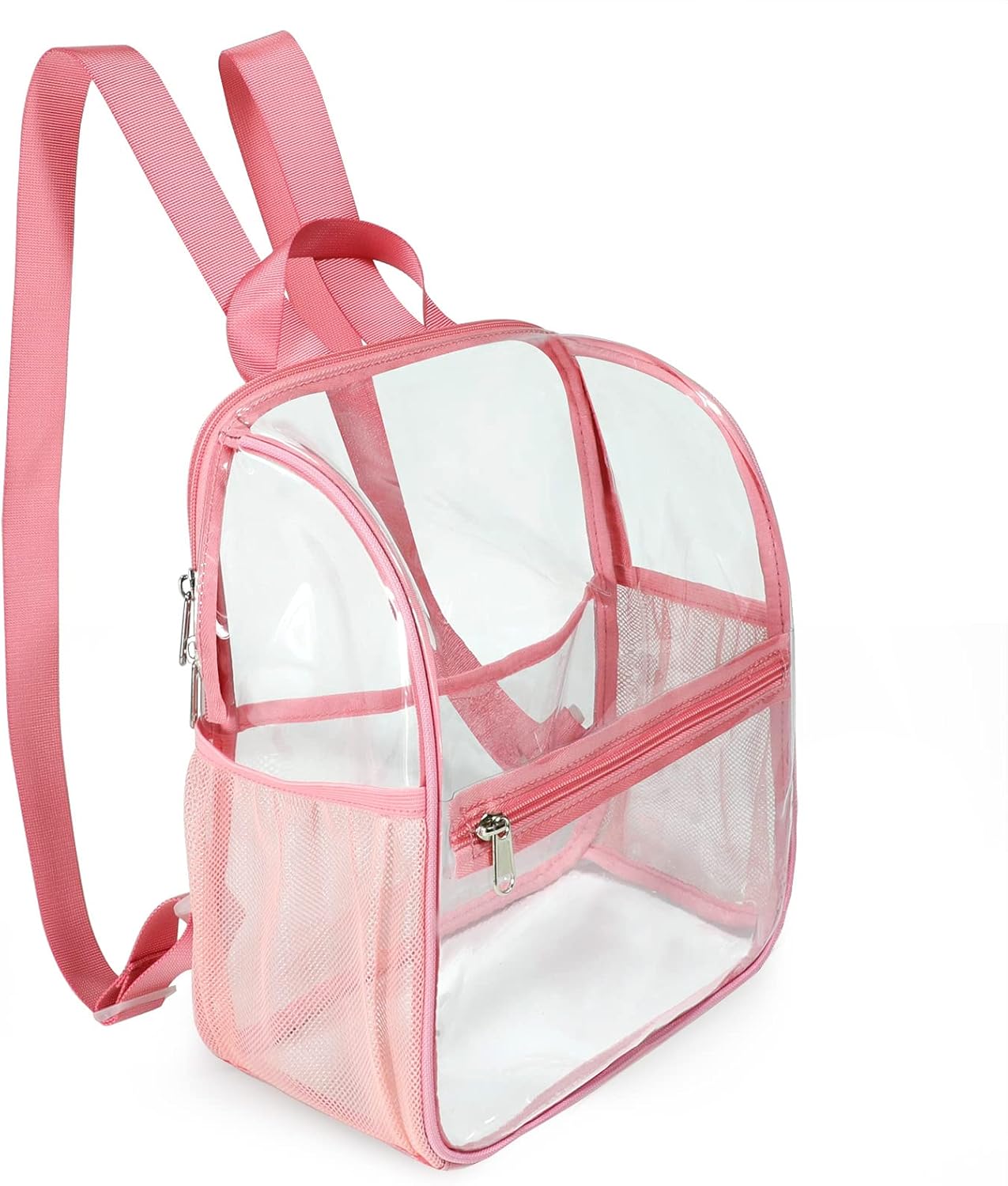 Mini Clear Backpack Stadium Approved 12x12x6 Clear Stadium Bag, Small Clear Backpack