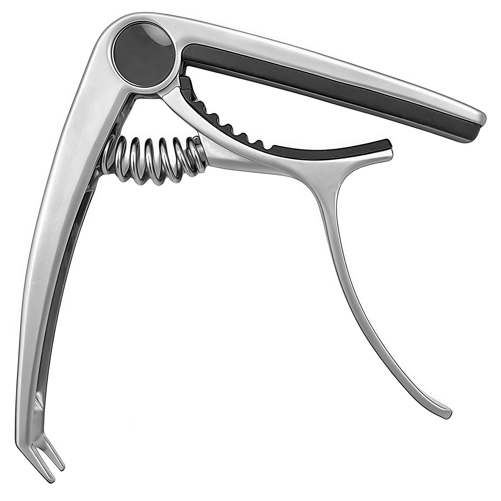 Musiin Guitar Folk Ukulele Capo Electric Guitar Accessory Professional Durable Metal Capo(Silver)