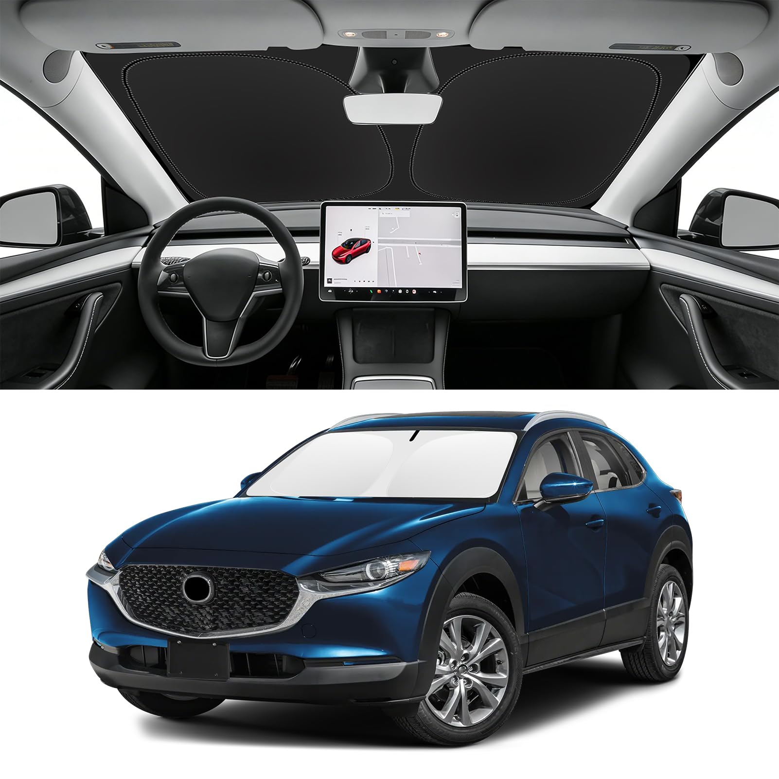 Custom Fit Windshield Sun Shade for Mazda CX-30 2019-2026 CX30