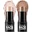 FOCALLURE 2 Pcs Mineral Cream Contour Stick,Moisturize Highlighter and Bronzer Pen,Non Stick Face Brightens & Shades Pencil,Long Lasting & Smooth Gliding Face Illuminator Makeup,Light-medium