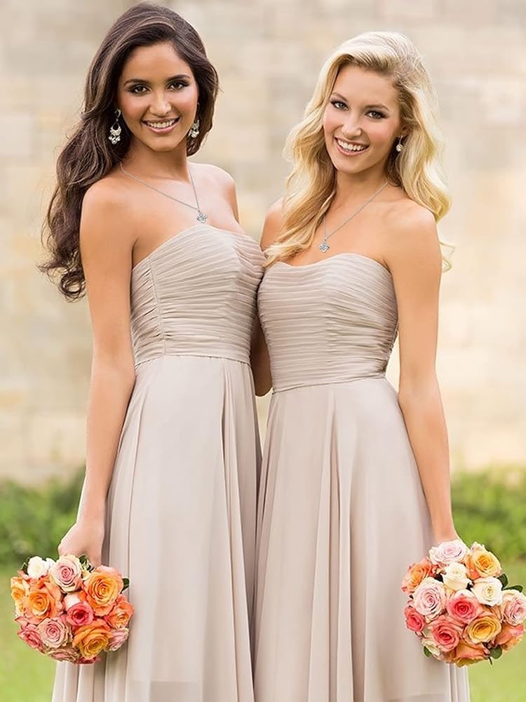 Amazon.com: choice of all 2Pcs Bridesmaid Gifts Bridesmaid Necklace for Women Tie The Knot Necklace Wedding Gifts Bridesmaids Proposal Gift : Clothing, Shoes & Jewelry