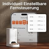 PETKIT Distributore Automatico Cibo Gatti, 3L Distributore Automatico Cibo Cani,2.4G WiFi,1-10 Pasti,1-15 Giorni,Ciotola in Acciaio Inox 304,Tecnologia Fresh Lock - 3