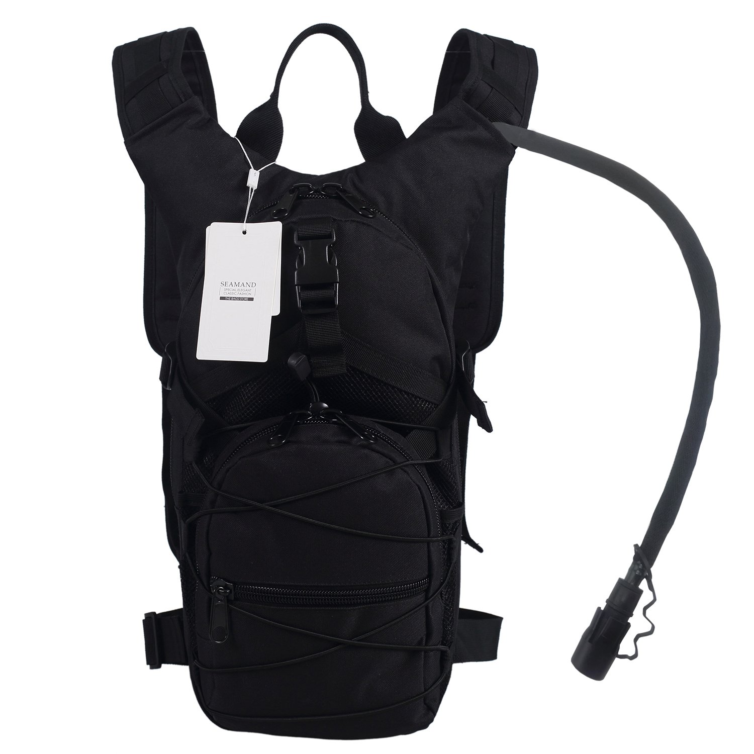seamand Hydration Backpack with 3L Water Bladder for Hiking and Climbing
