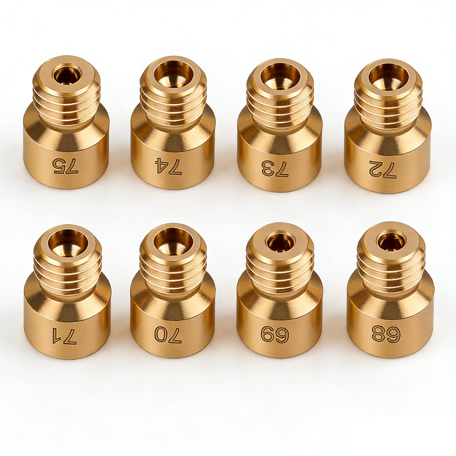 2240-8 Carburetor Main Jet Kits/Jet Assortment Kits 68-75 (Thread size: 1/4"-32),Fits for Holley Carb Main Carburetors