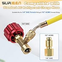 Vista 5 de R134A Can Tap, R134A Autosellante y Estilo de Punción Refrigerante Puede Tocar Válvulas con Adaptadores de Tanque de Refrigerante para Automoción