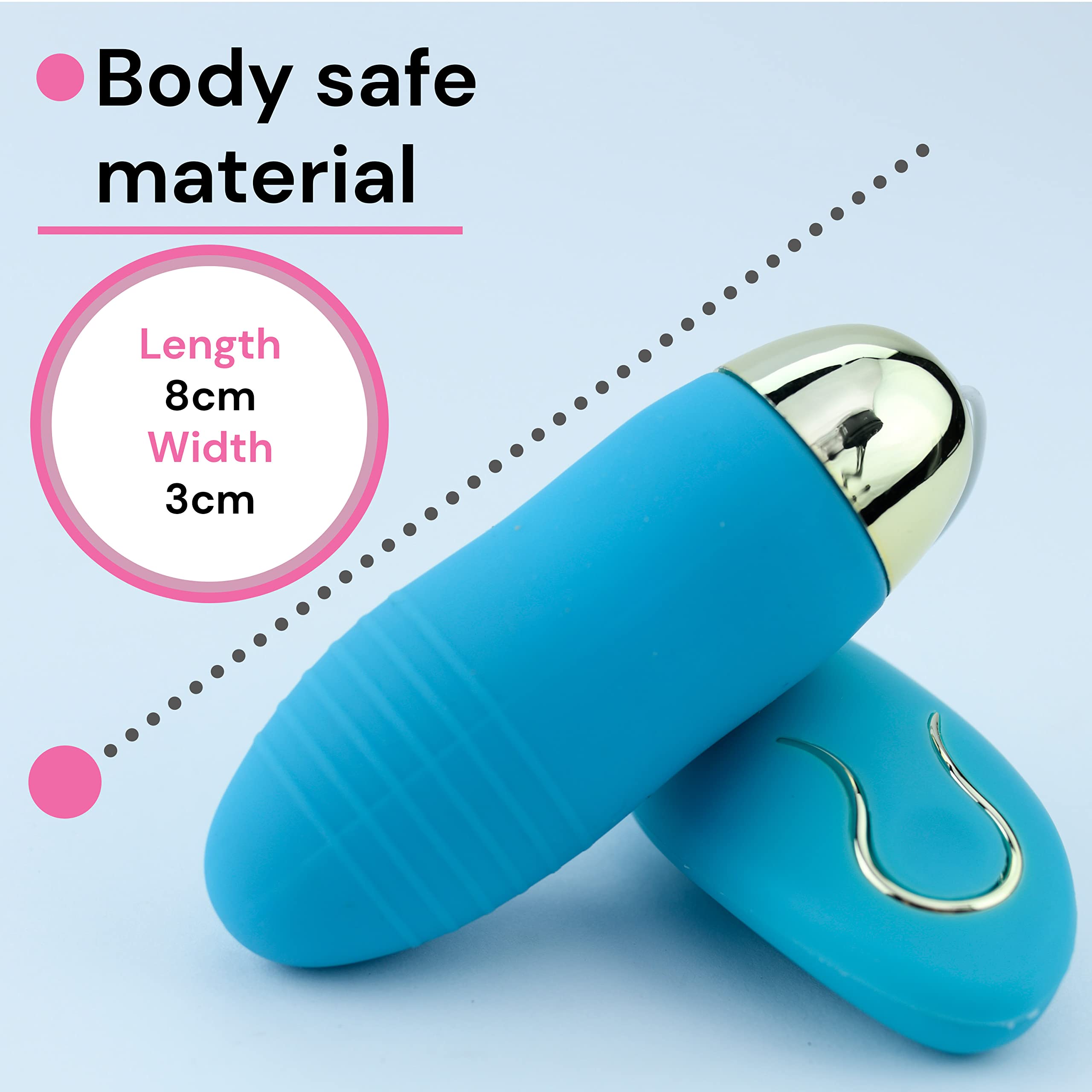 Ovetto vibrante wireless Sex toys: Vibratore a distanza Remote vibratoe Vibratori ovetto Uovo vibrante Vibratore uovo Vibratori per donna Ovetto vibrante donna Vibratore wireless M17-16