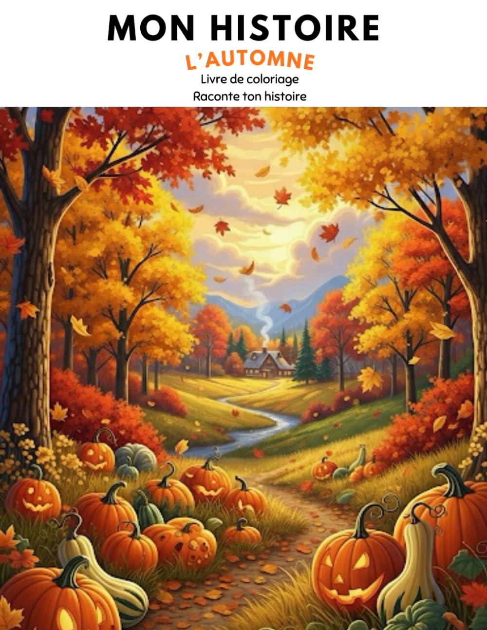 MON HISTOIRE : L’AUTOMNE: Livre de coloriage Raconte ton histoire