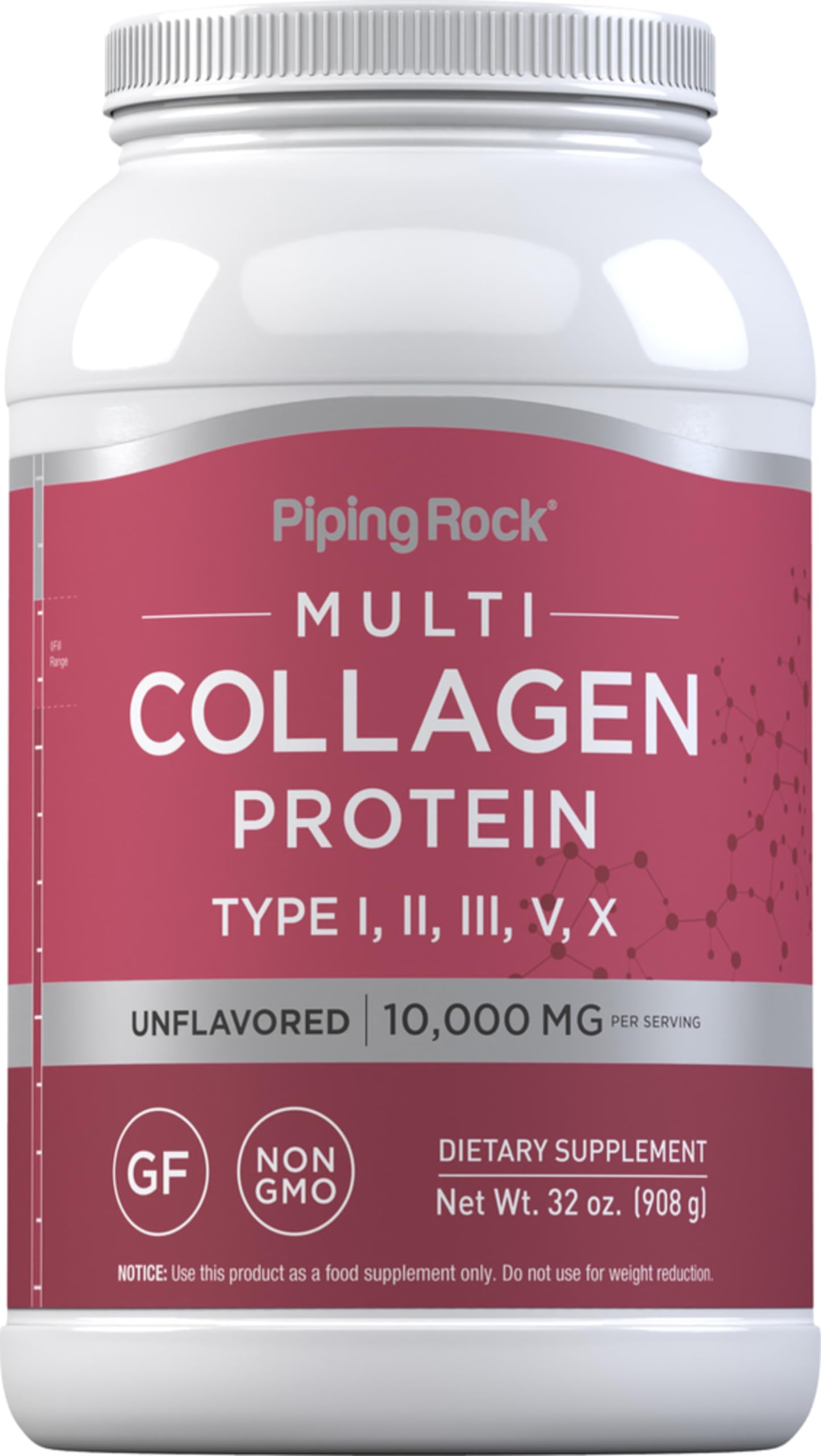Piping Rock Multi Collagen Protein Powder | 32oz