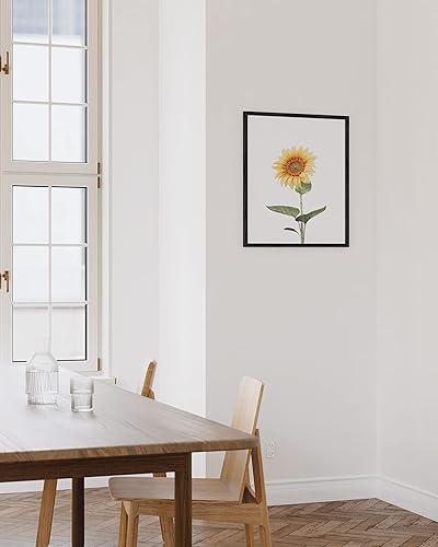 Miniatura 5 de HAUS AND HUES Arte de pared de vaca de las montañas, impresión de toro de granja para decoración de pared (marco negro, 12 x 16)