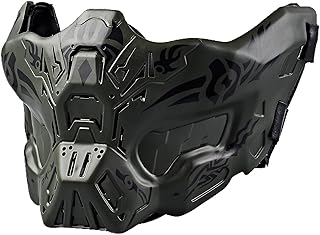 Airsoft Masken Taktischer Schutz Punk Maske,Halb Face Ghost Maske,Für Das Schießen Im FreienTaktische Ausrüstung Für Cs Spiel Cosplay Jagd Halloween