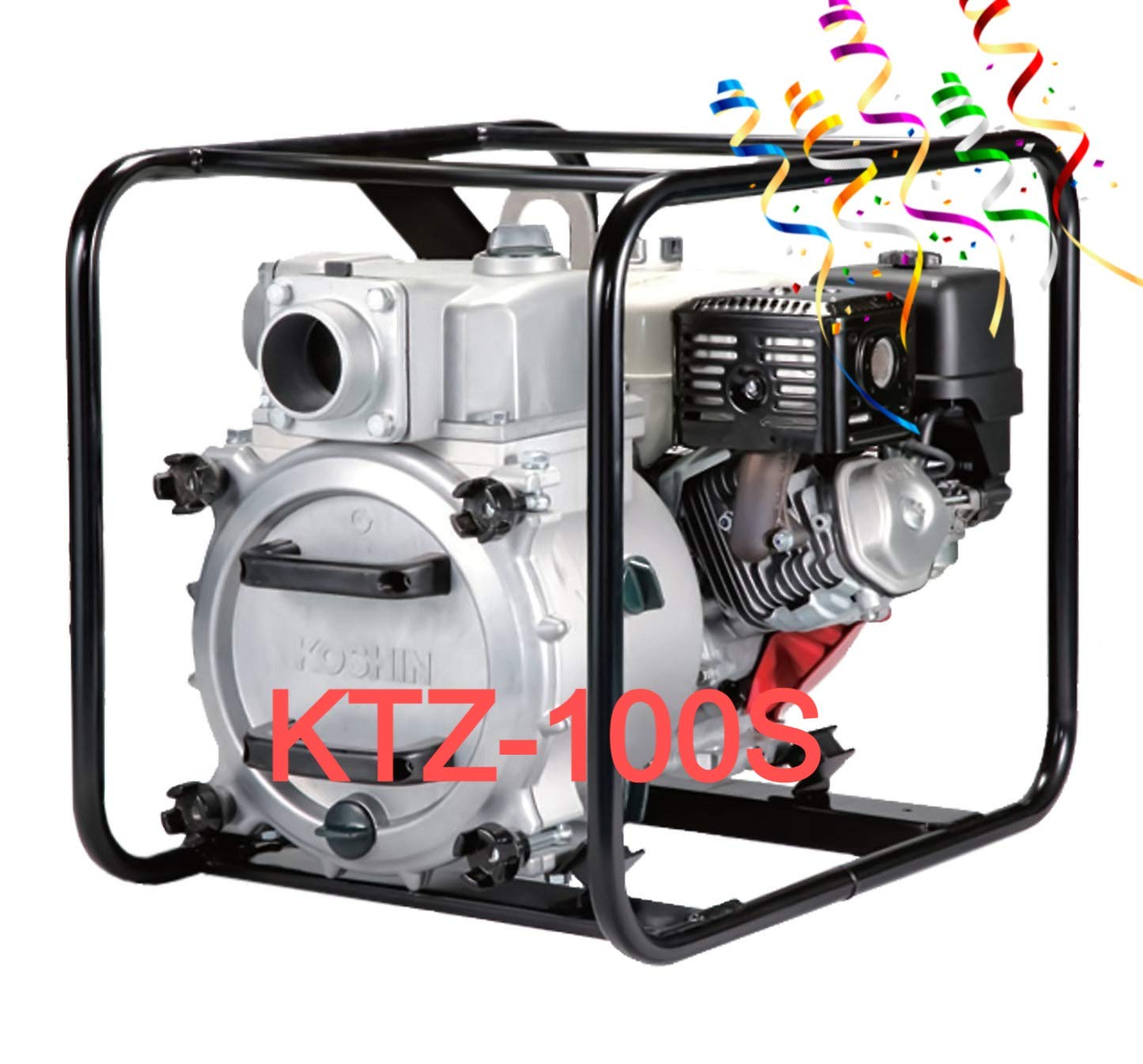 Pompa do brudnej wody KOSHIN KTZ-100S 4" z silnikiem benzynowym 12 KM