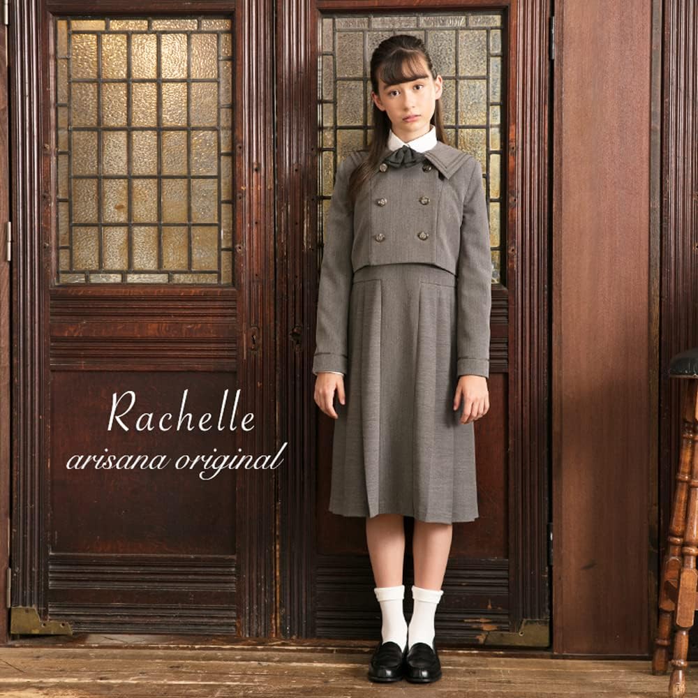 8048【美品】arisana フォーマル ワンピース 3点セット 150cm Amazon | [アリサナ] 卒業式 小学生 女の子 スーツ 子供服