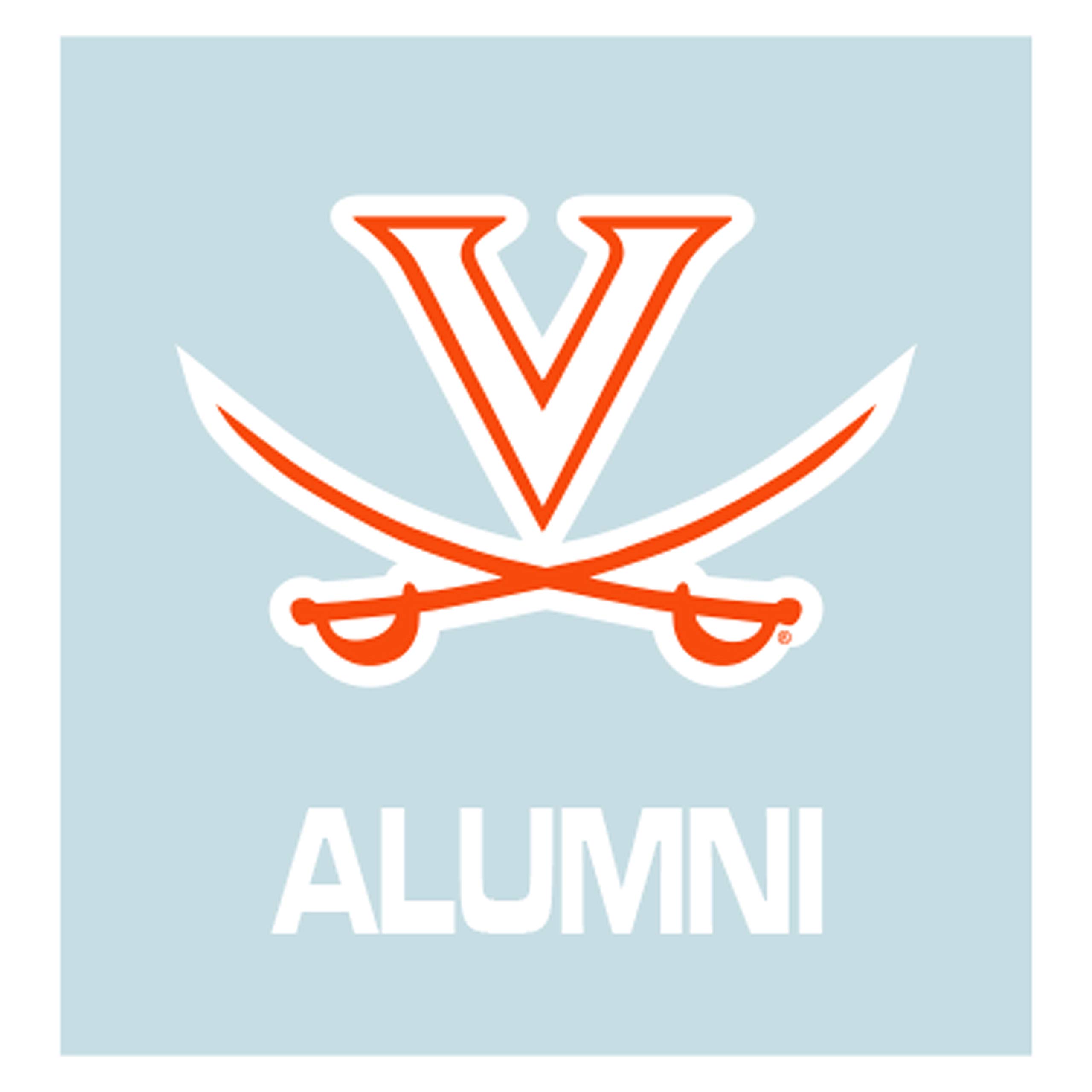 Virginia Decal (V Saber Alumni Decal (5''), 5 in)
