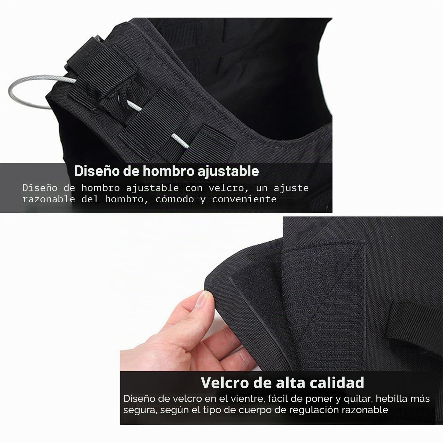 Chaleco Tácticos Militar Combate Camo Protección Molle para Airsoft Paintball Caza CS SWAT Juego de Guerra Deportes al Aire Libre con Herramienta de Bolsillo
