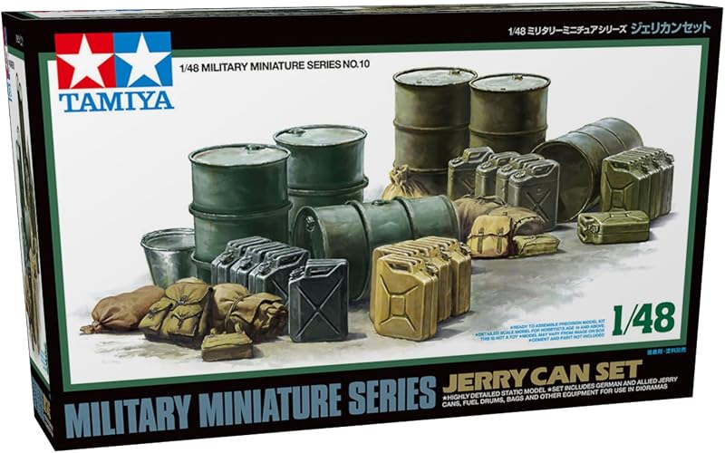 Tamiya Models Juego de bidón y bidón de aceite