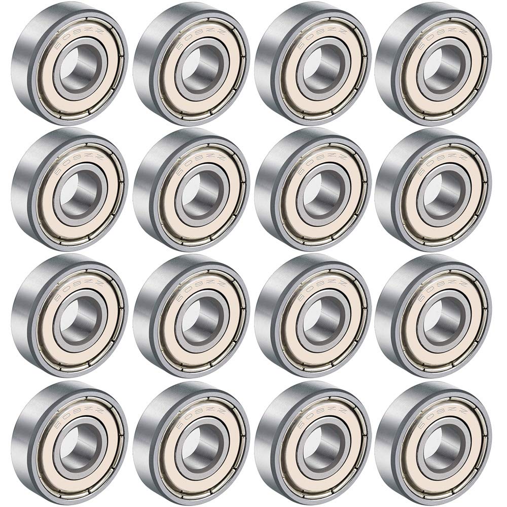 6 Roulements 608 ZZ Pour Skate - Double Blindage Acier Carbone - Parfait Pour Longboard, Roller Et Trottinette (8x22x7mm)