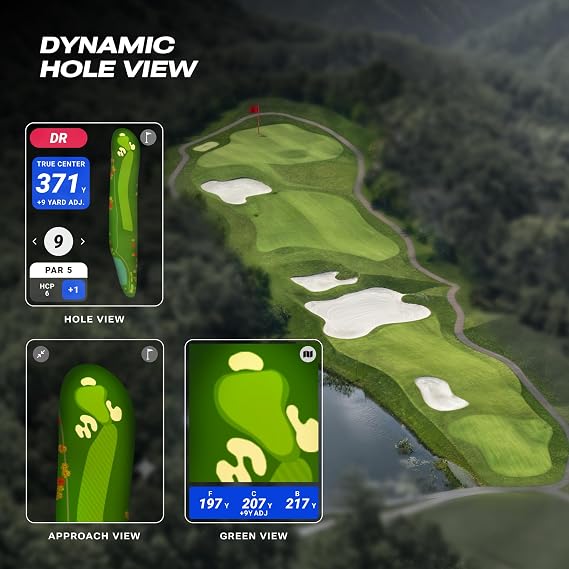 Blue Tees Golf Player Pro GPS Speaker, New 2026 Release, AI Powered Golf Speaker, 42,000+ Courses, Visual, Audible & Hazard Distances,10+ Hour Battery, Magnetic Mount, IP67 Waterproof