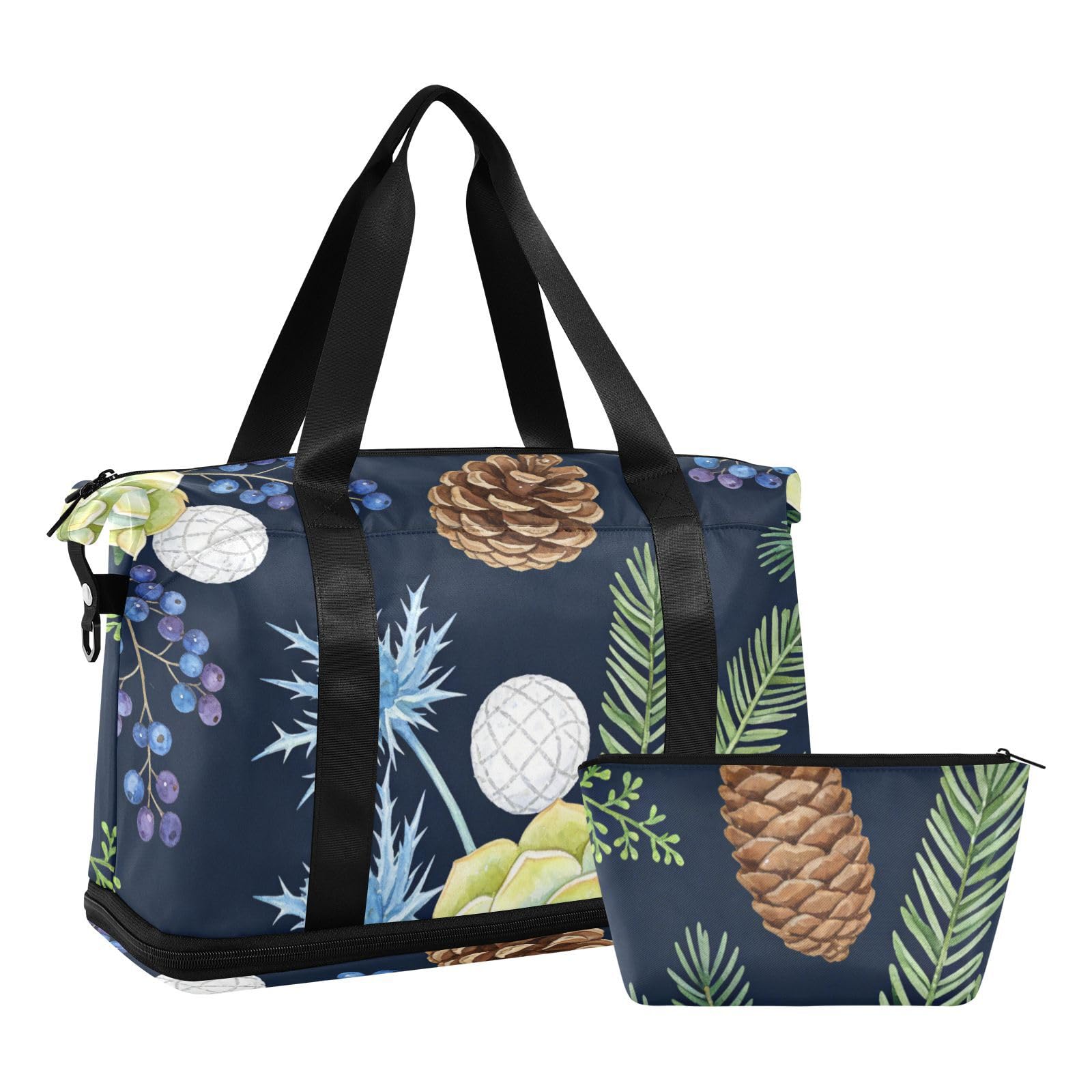 William Morris zielone retro kwiaty torby marynarskie z kieszenią na mokro regulowany pasek torba treningowa na trening wielofunkcyjna dla mężczyzn kobiet