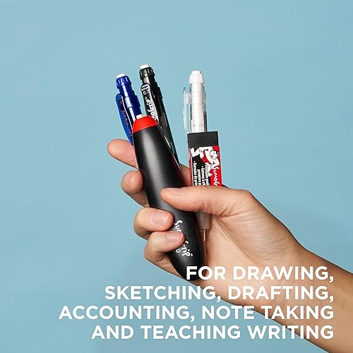 Miniatura 5 de SAKURA 50250 SumoGrip - Recambio de borrador de lápiz mecánico, paquete de 3, color blanco