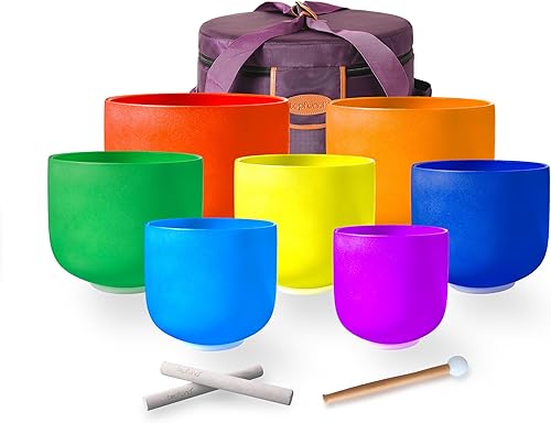 Miniatura 15 de TOPFUND - Cuencos de cristal para crear notas de sonido