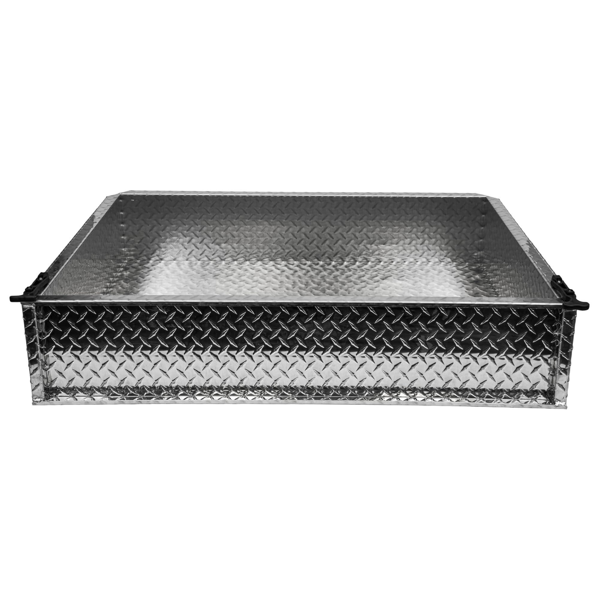 GTW Golf Cart Aluminum Cargo Box Kit Compatible with EZGO TXT (95-Up) Golf Cart | Diamond Plate | Includes Cargo Box and Cart Specific Mounting Brackets