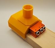 Quick Pocket Hole Setup Tool with Vacuum Port for 2x4 and 1x4 Compatible with Vevor Pocket Hole Jig