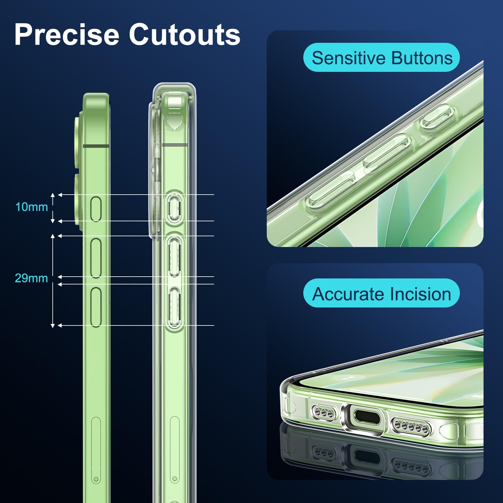 FLLAO Magnetica Cover per iPhone 17 e 2 Pellicole in Vetro Temperato, Custodia iPhone 17 Compatibile con Magsafe, Traslucida Opaca Posteriore Sottile Antiurto Protettiva Case, Trasparente