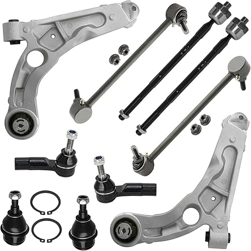 Miniatura 382 de Detroit Axle - Kit de suspensión frontal de 10 piezas para Ford Ranger Mazda B2300 B2500 B3000 B4000, 2 brazos de control superiores, 2 rótulas