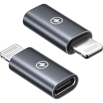 USB C to Lightning Adapter Pack of 2 Adapter USBC to Lightning PD 36W Fast Charging for iPhone 14/14 Pro/13 12 11 Pro Max/Mini/XS/XR/iPad/iPod/Air Pods Not for Headphones/Audio/OTG/Hub