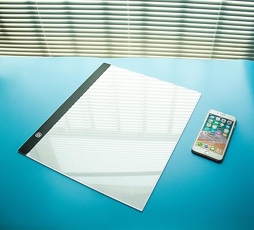 Miniatura 6 de SevenFish Accesorios de pintura de diamantes, almohadilla de luz A3S, tablero de luz mejorado, alto brillo, sin puntos negros, caja de luz de arte