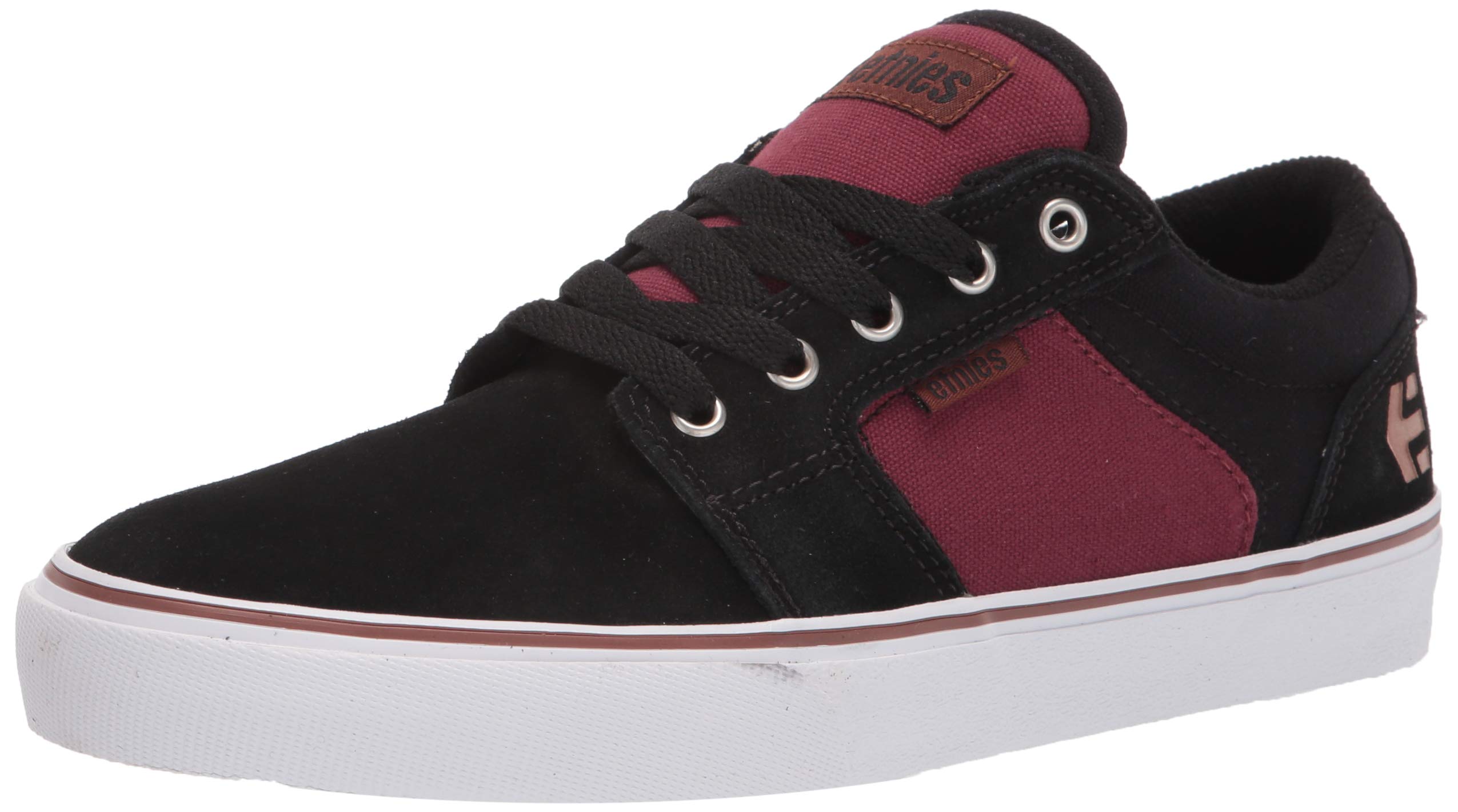 Etnies Barge LS – Classic Skate Look, Slim Vulcanized Silhoutte, Hefty Armored Collar, Reinforced Vulc