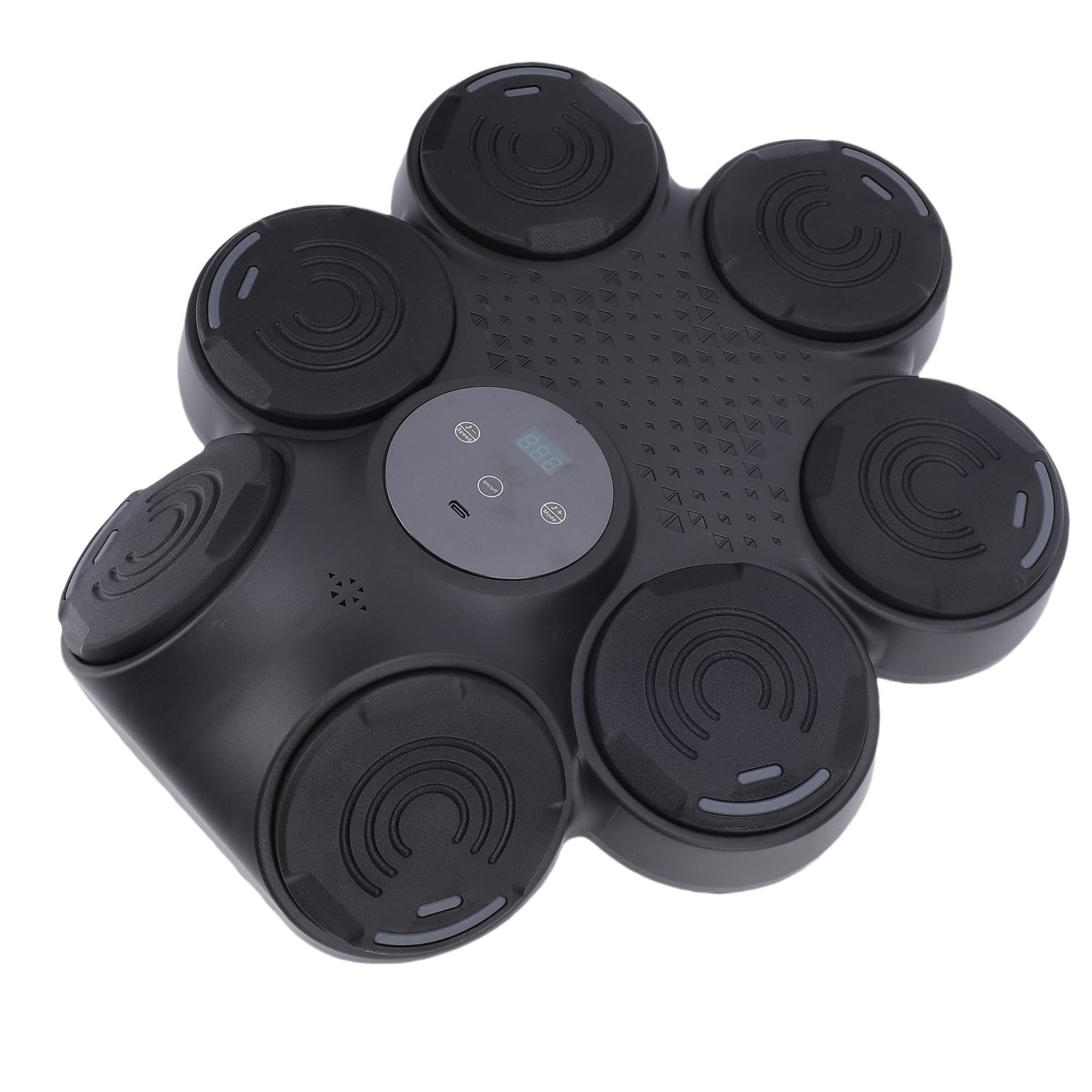 Macchina da Boxe Musicale, Supporto da Parete Interattivo con Macchina da Boxe a 9 Impostazioni di velocità, Attrezzatura per Allenamento di con Feedback Luminoso e Sonoro per Adulti in