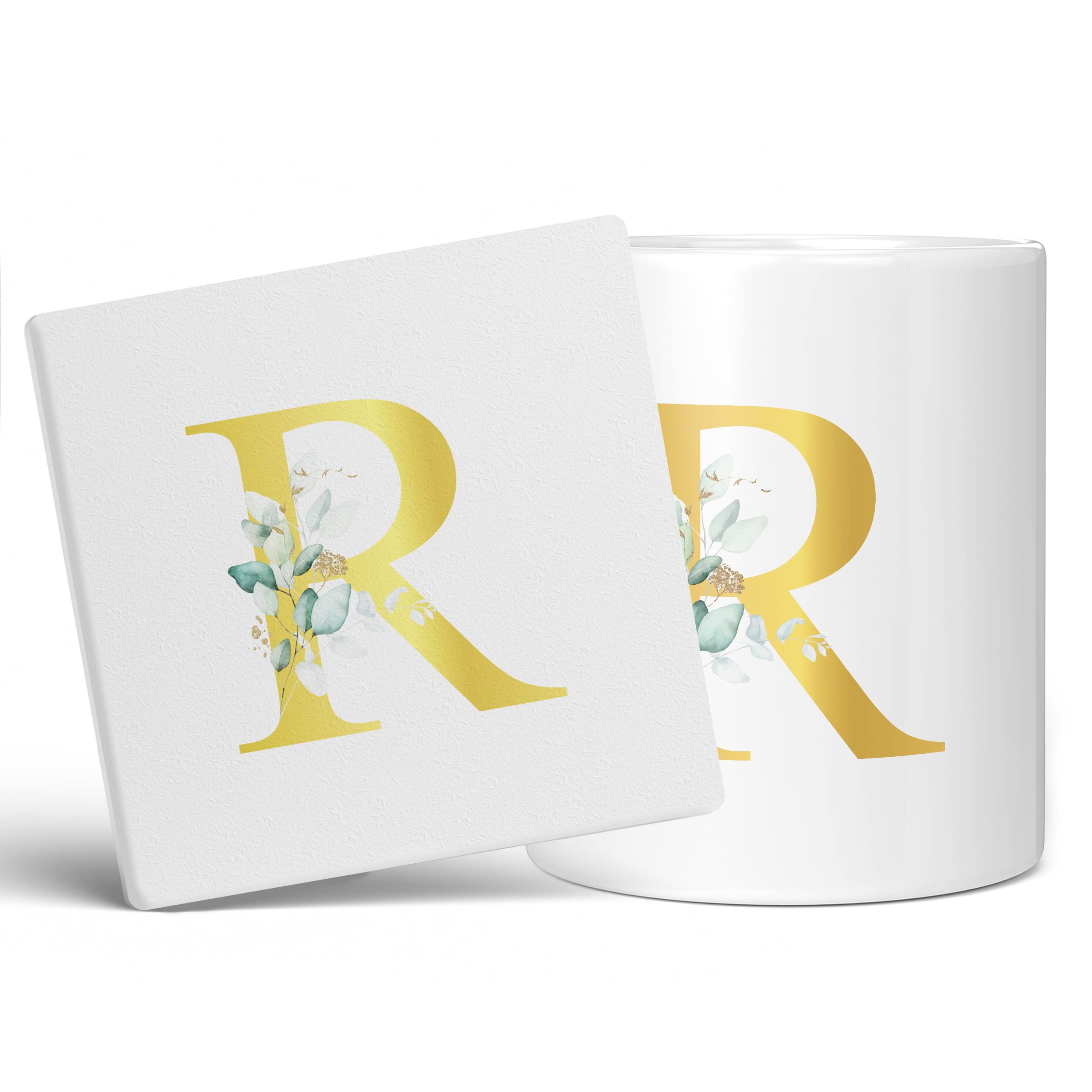 Taza De Café De Cerámica Personalizada Con Letra F Con Nombre, Regalo Personalizado, Letra Impresa Con Efecto Dorado, No Metálica, Taza De Café De Cerámica Para Hombres O Mujeres, Taza Extragrande
