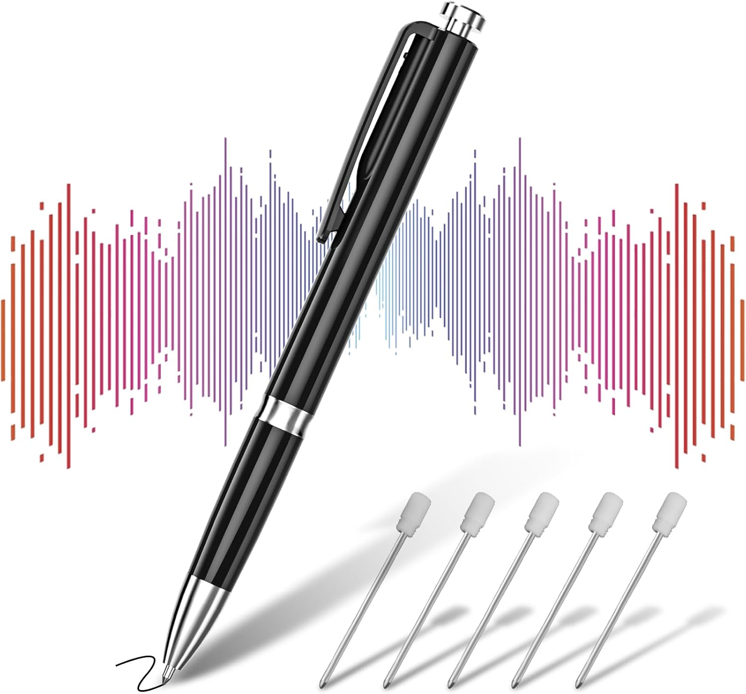 64GB Digital Voice Recorder - (4000 Hours) XIXITPY Voice Recorder with AI Noise Reduction, Voice Activated Recorder for Study Lecture Interview Course