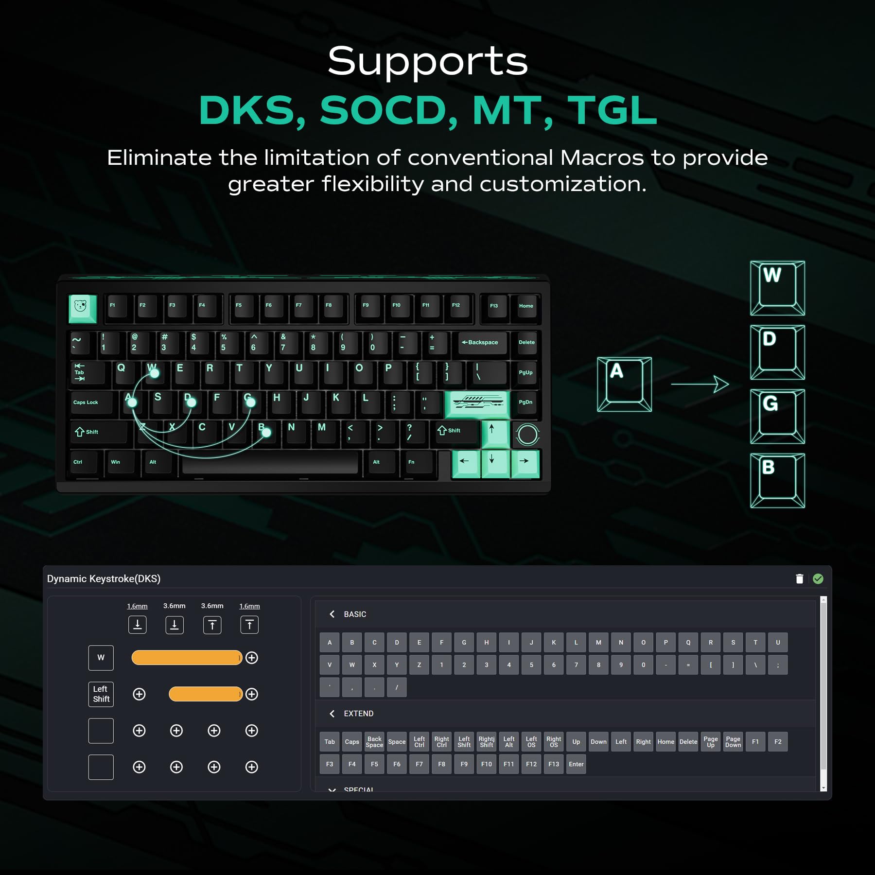 BOOG75 Tastiera da gioco al 75% con interruttori magnetici GATERON KS-37B, tastiera ad effetto Hall a scatto rapido, hot swap, montaggio con guarnizione, tastiera HE in alluminio personalizzata