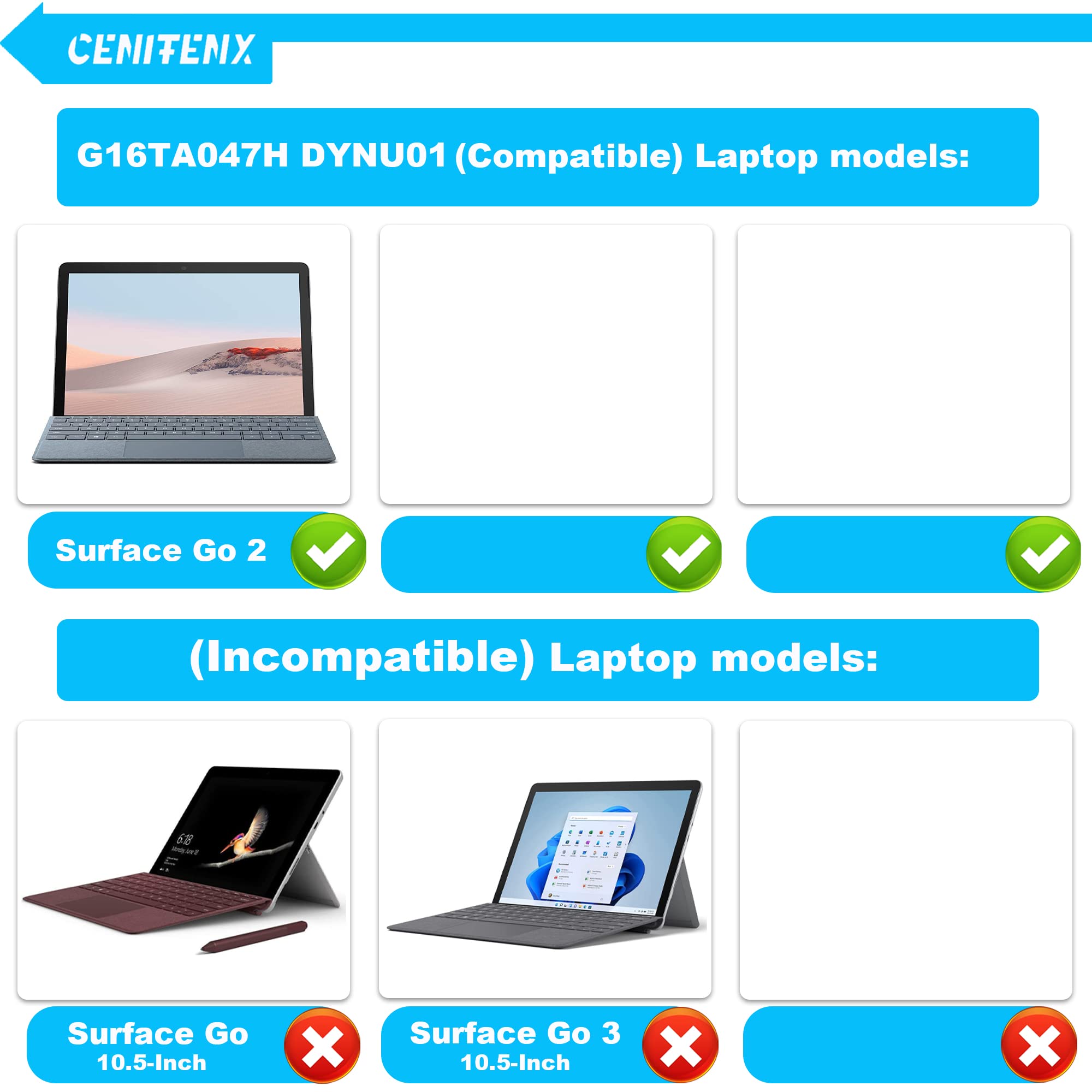Amazon.com: CENIFENX G16TA047H Battery Replacement for Microsoft