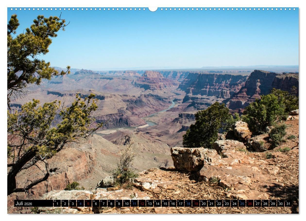 USA - Der Südwesten (Wandkalender 2026 DIN A2 quer), CALVENDO Monatskalender: Atemberaubende Aufnahmen der abwechslungreichen Landschaft im Südwesten der USA (CALVENDO Orte)