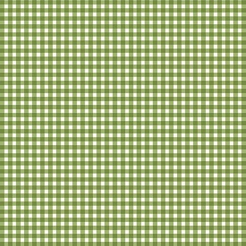 Spring Green, blanco, Gingham, Check, Accent Fabric, Beautiful Basics, Maywood Studios, MAS610-G7, por The Yard